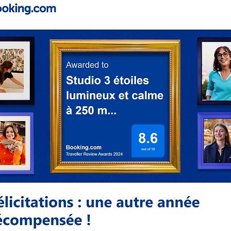 Studio 3 Etoiles Lumineux Et Calme A 250 M De La Plage แม-เล-แบ็ง ภายนอก รูปภาพ
